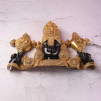 Brass Tirupati Balaji Wall Hanging – Handmade Venkateshwar Decor (14.8 Inch) Vedansh Craft