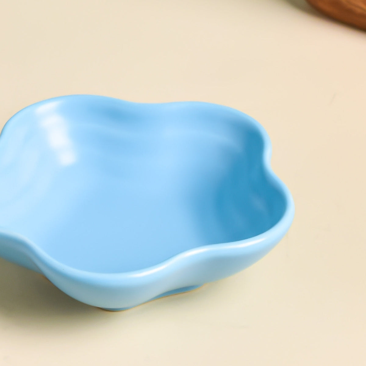 Blue Muffin Floral Dip Bowl Nestasia