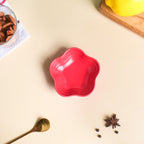 Ruby Red Floral Dip Bowl Nestasia