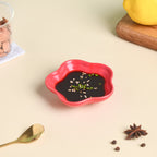 Ruby Red Floral Dip Bowl Nestasia