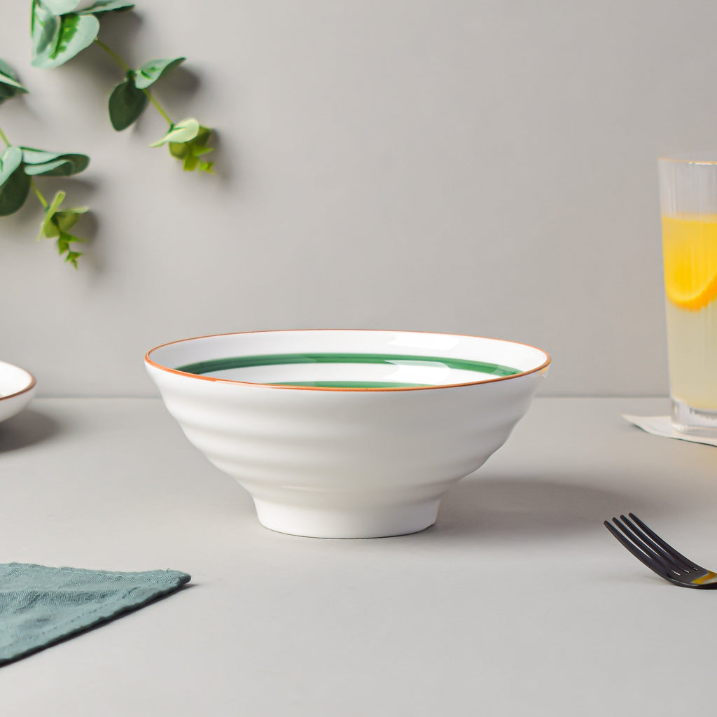 Spiral Green 22 Piece Dinner Set For 6 Nestasia