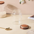 Clear Glass Jar With Lid Small Nestasia