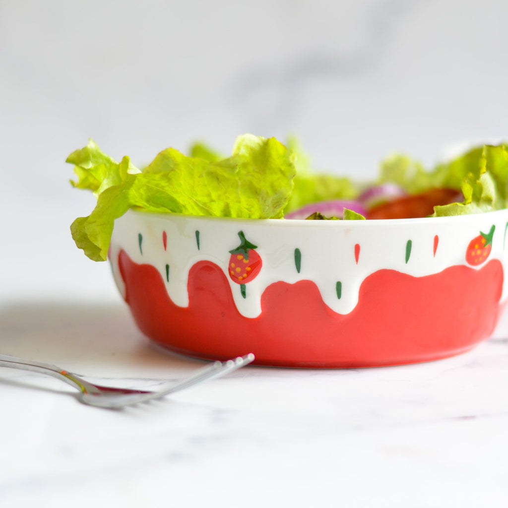 Strawberry Salad Bowls Nestasia