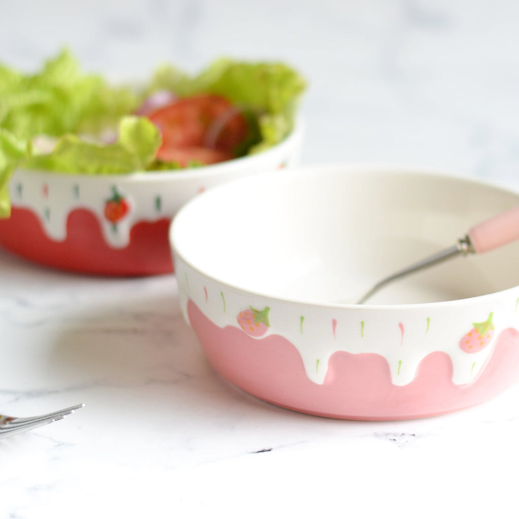 Strawberry Salad Bowls Nestasia