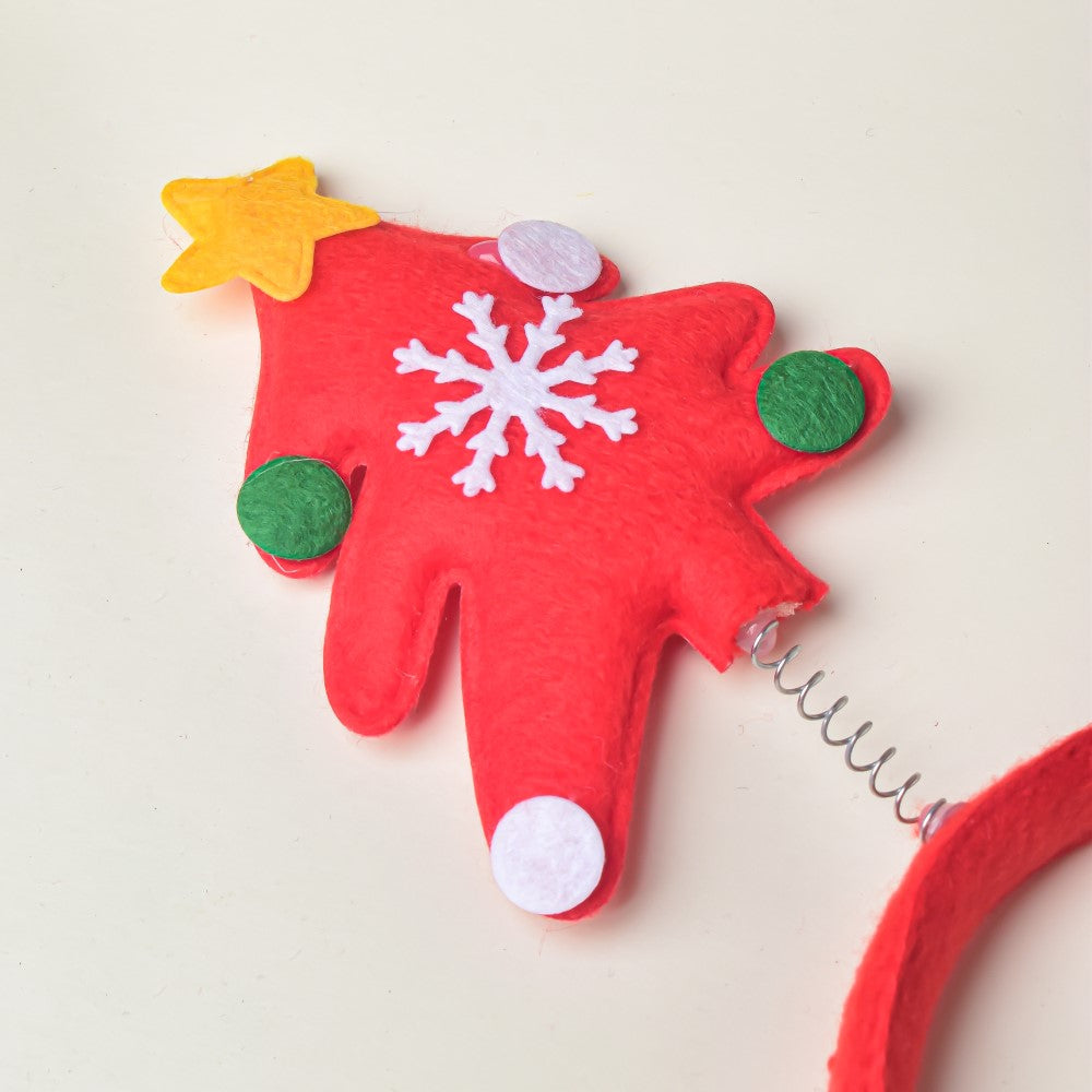 Christmas Tree Hairband Red Nestasia