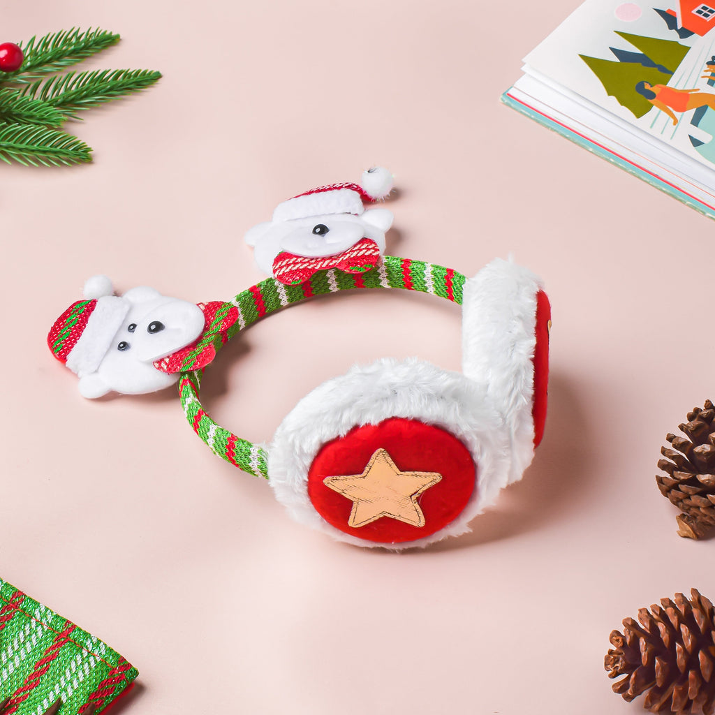 Bear Winter Earmuffs For Christmas Nestasia