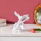 Dove Birds With Violin Decor White Nestasia
