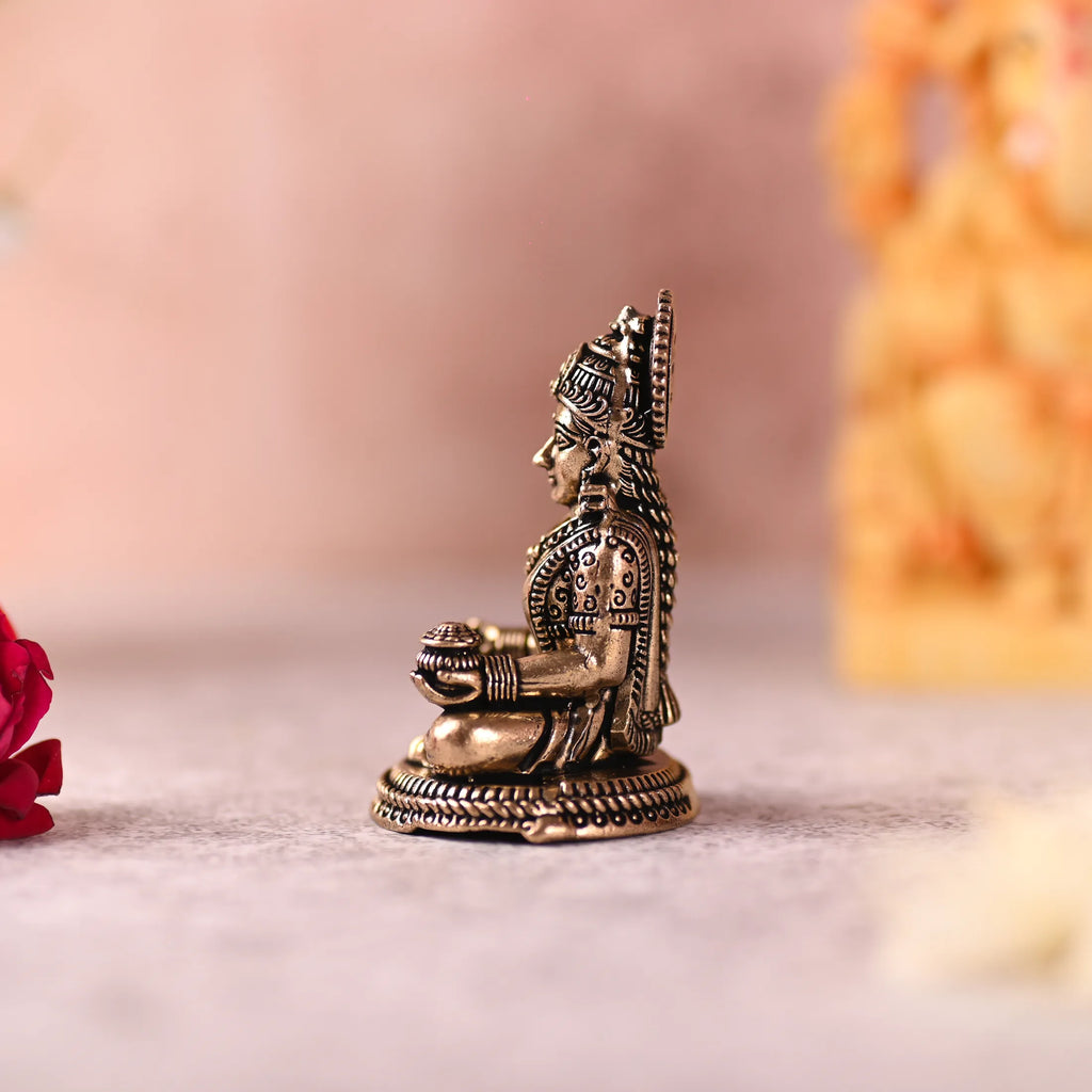 Brass Superfine Sitting Annapurna Devi Lightweight Idol (2.5 Inch) Vedansh Craft