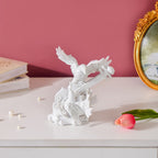 Dove Birds With Violin Decor White Nestasia