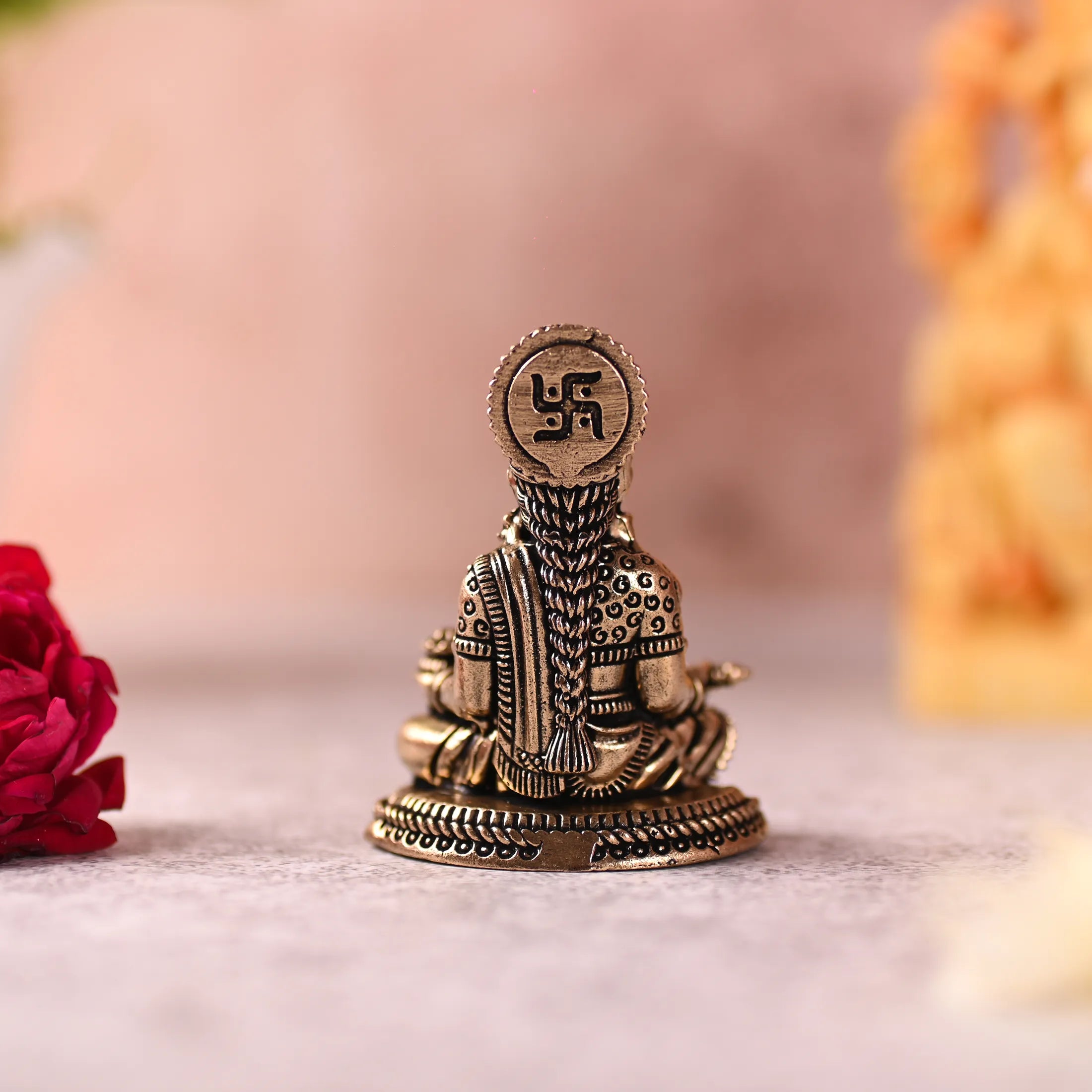 Brass Superfine Sitting Annapurna Devi Lightweight Idol (2.5 Inch) Vedansh Craft