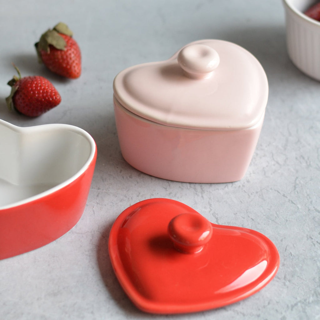 Heart Bowl With Lid Nestasia