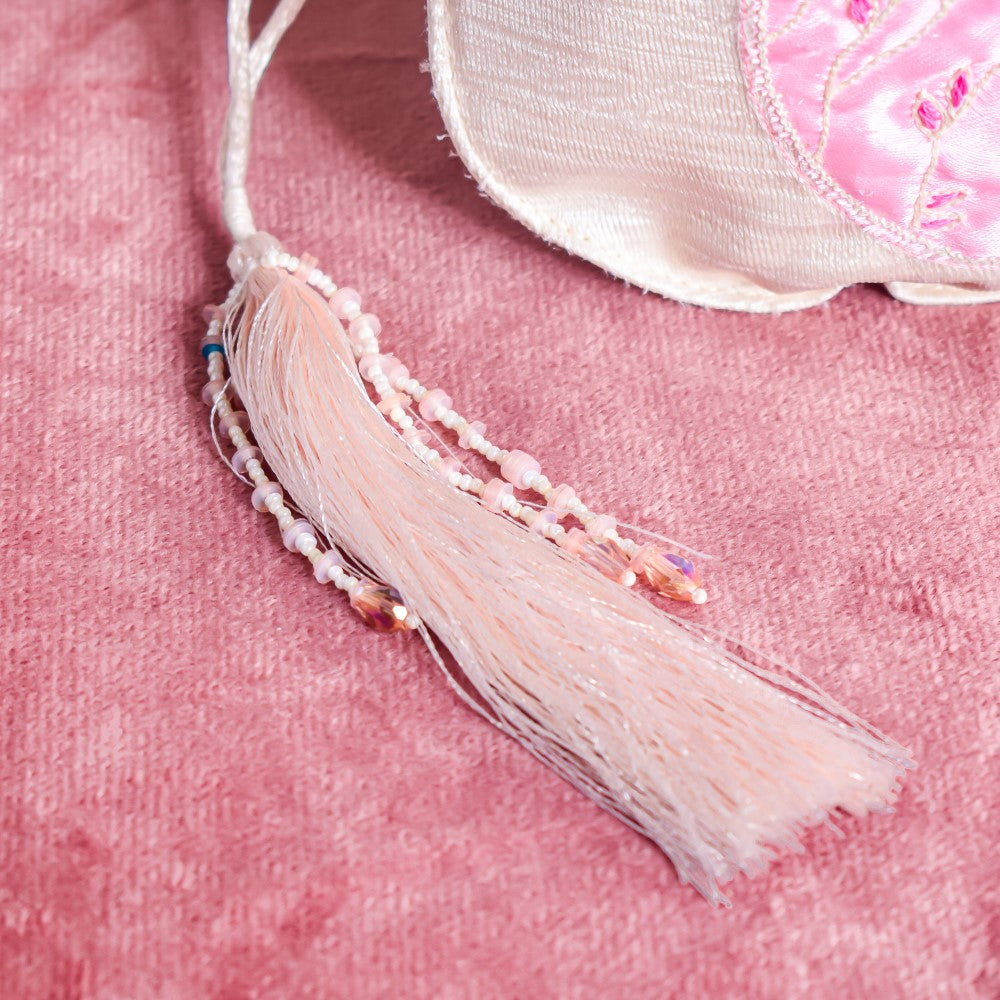 Seher Floral Potli Bag Off White Nestasia