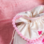 Seher Floral Potli Bag Off White Nestasia