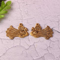 Brass Peacock Shubh Labh Wall Hanging Set (2.8 Inch) Vedansh Craft