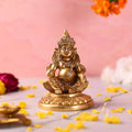 Brass Superfine Sitting Kuber Maharaj Idol (4.5 Inch) Vedansh Craft