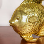 Fish Table Decor Gold Nestasia