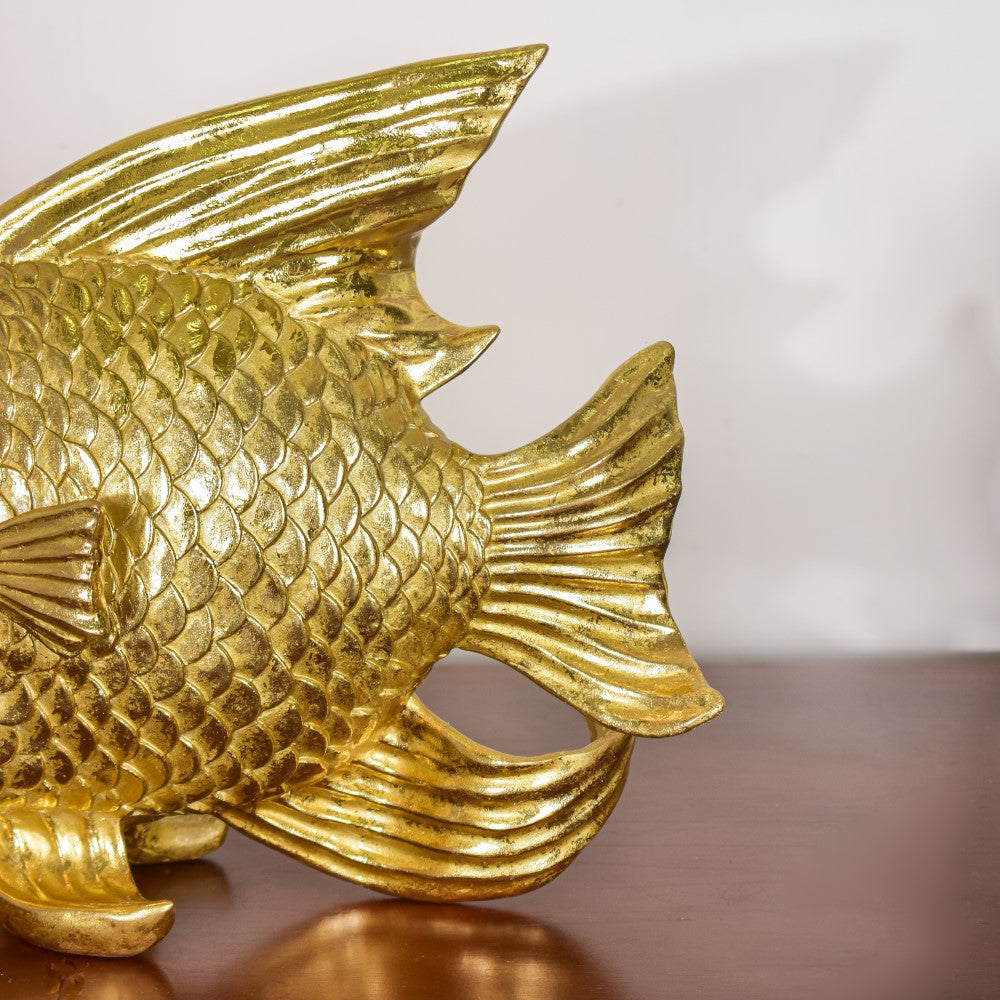 Fish Table Decor Gold Nestasia