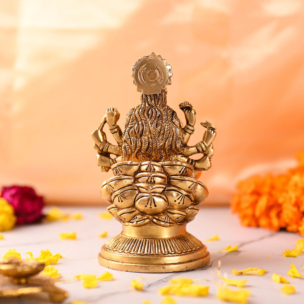 Brass Sitting Varahi Devi Idol (6 inch) Vedansh Craft