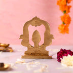 Brass Murugan Vel Arch with Peacock (4.5 inch) Vedansh Craft