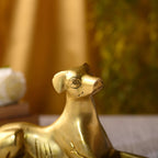 Brass Dog Statue (5.3 INCH) Vedansh Craft