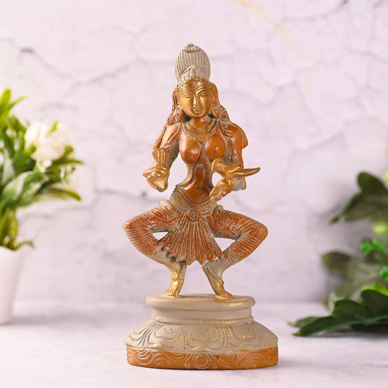 Brass Madurai Meenakshi Devi Idol (9 Inch) Vedansh Craft