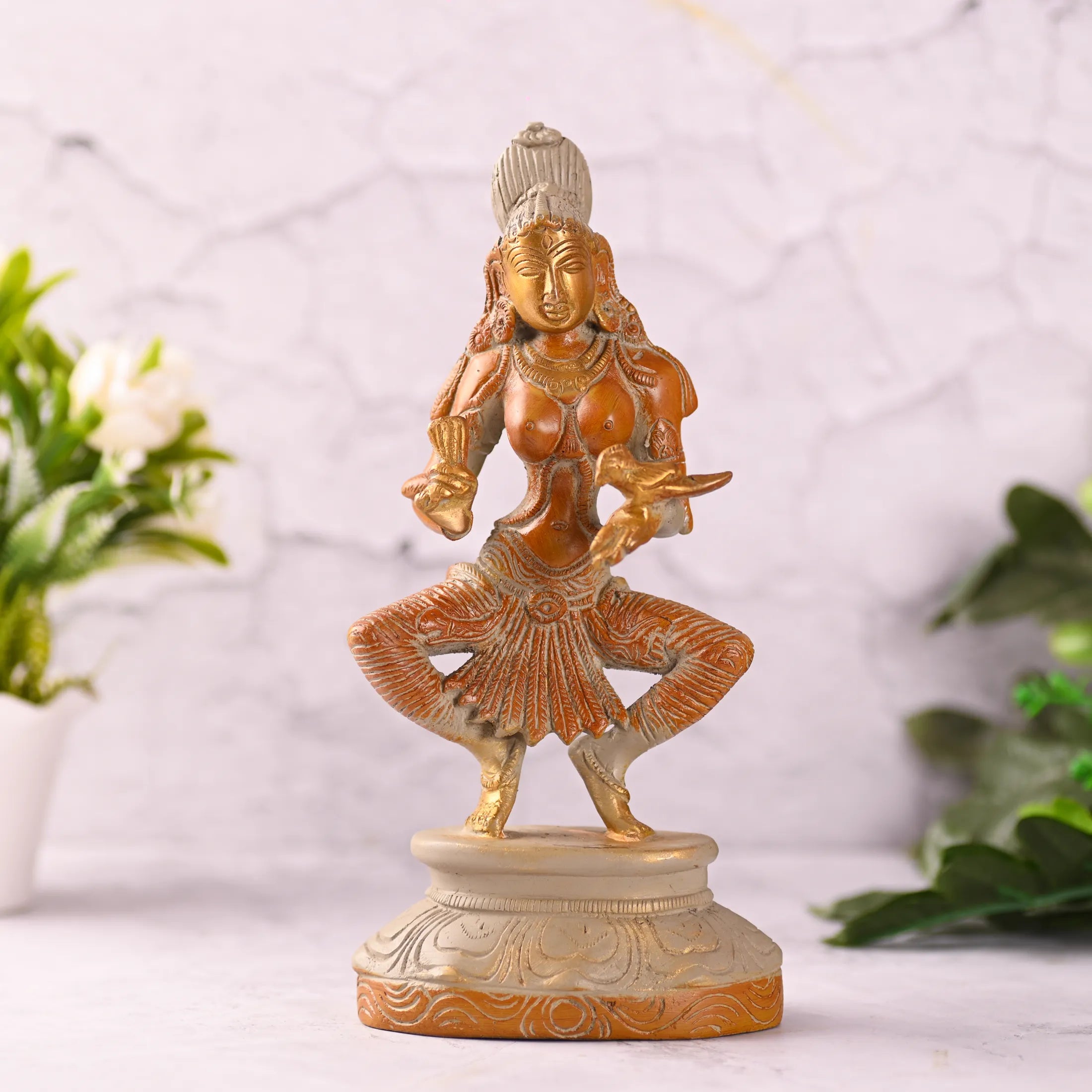 Brass Madurai Meenakshi Devi Idol (9 Inch) Vedansh Craft