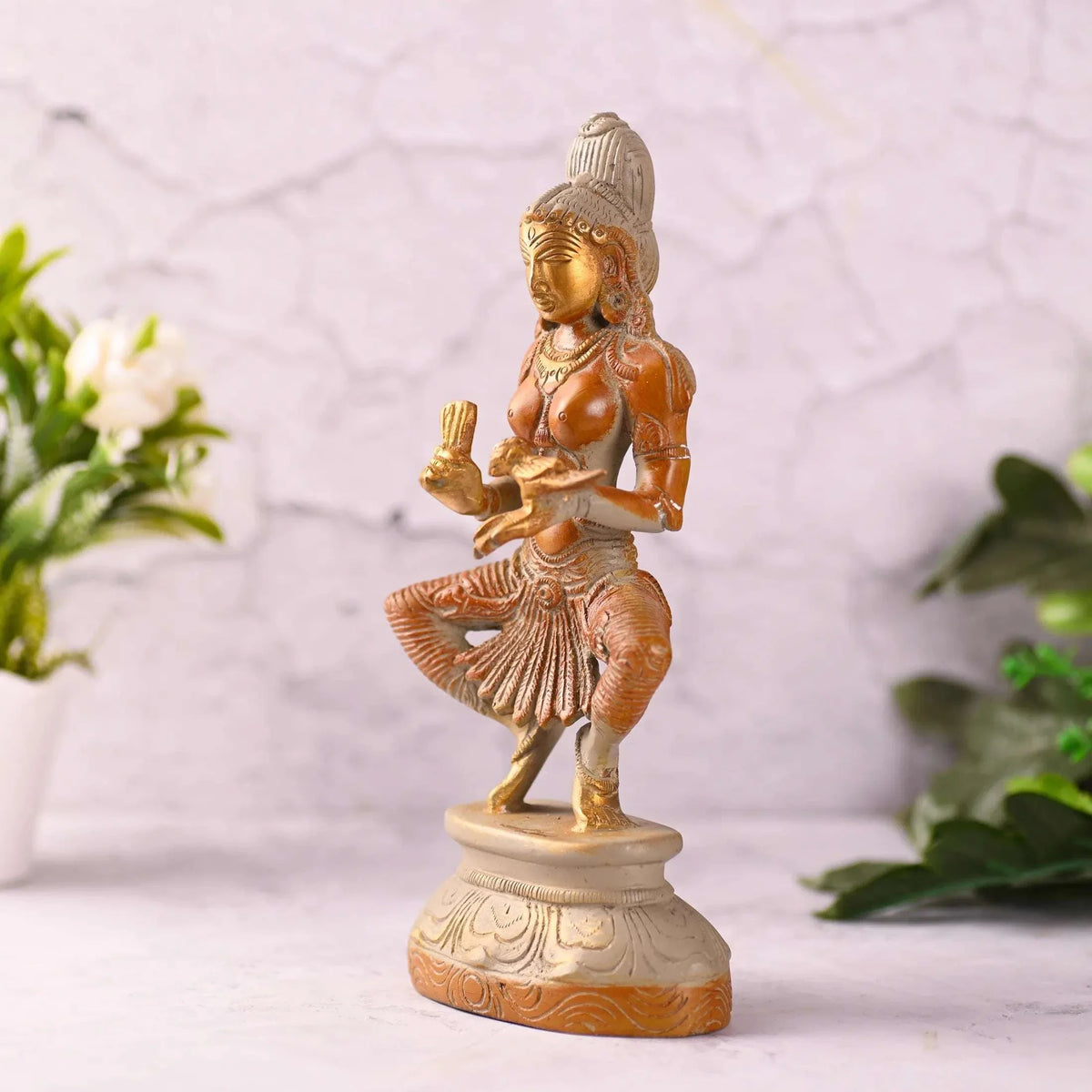 Brass Madurai Meenakshi Devi Idol (9 Inch) Vedansh Craft
