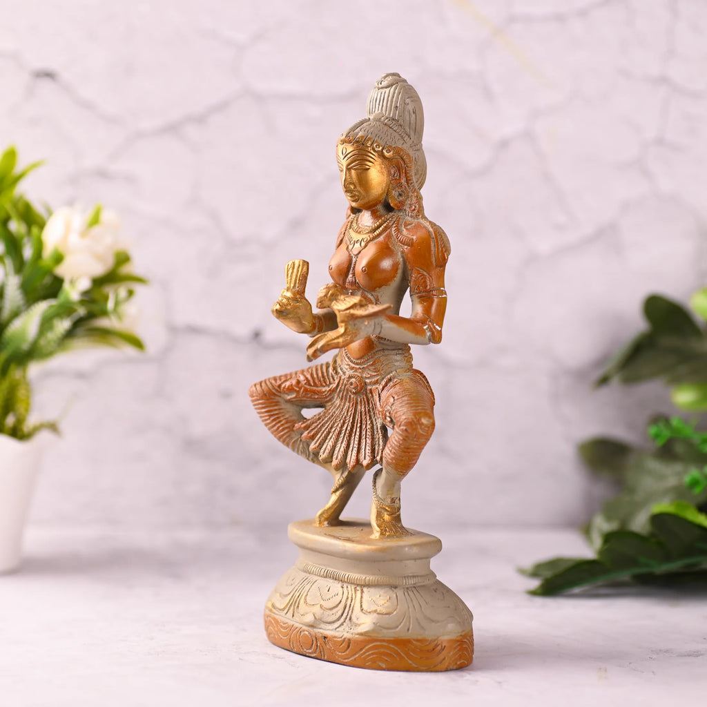 Brass Madurai Meenakshi Devi Idol (9 Inch) Vedansh Craft