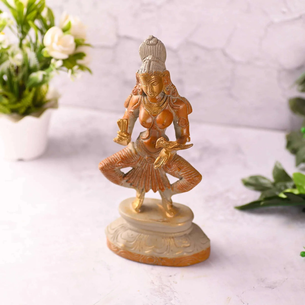 Brass Madurai Meenakshi Devi Idol (9 Inch) Vedansh Craft