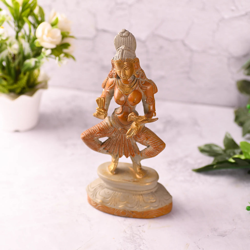 Brass Madurai Meenakshi Devi Idol (9 Inch) Vedansh Craft