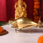 Brass Conch (5 Inch) Vedansh Craft
