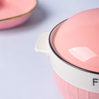 Think Pink Textured Casserole Nestasia