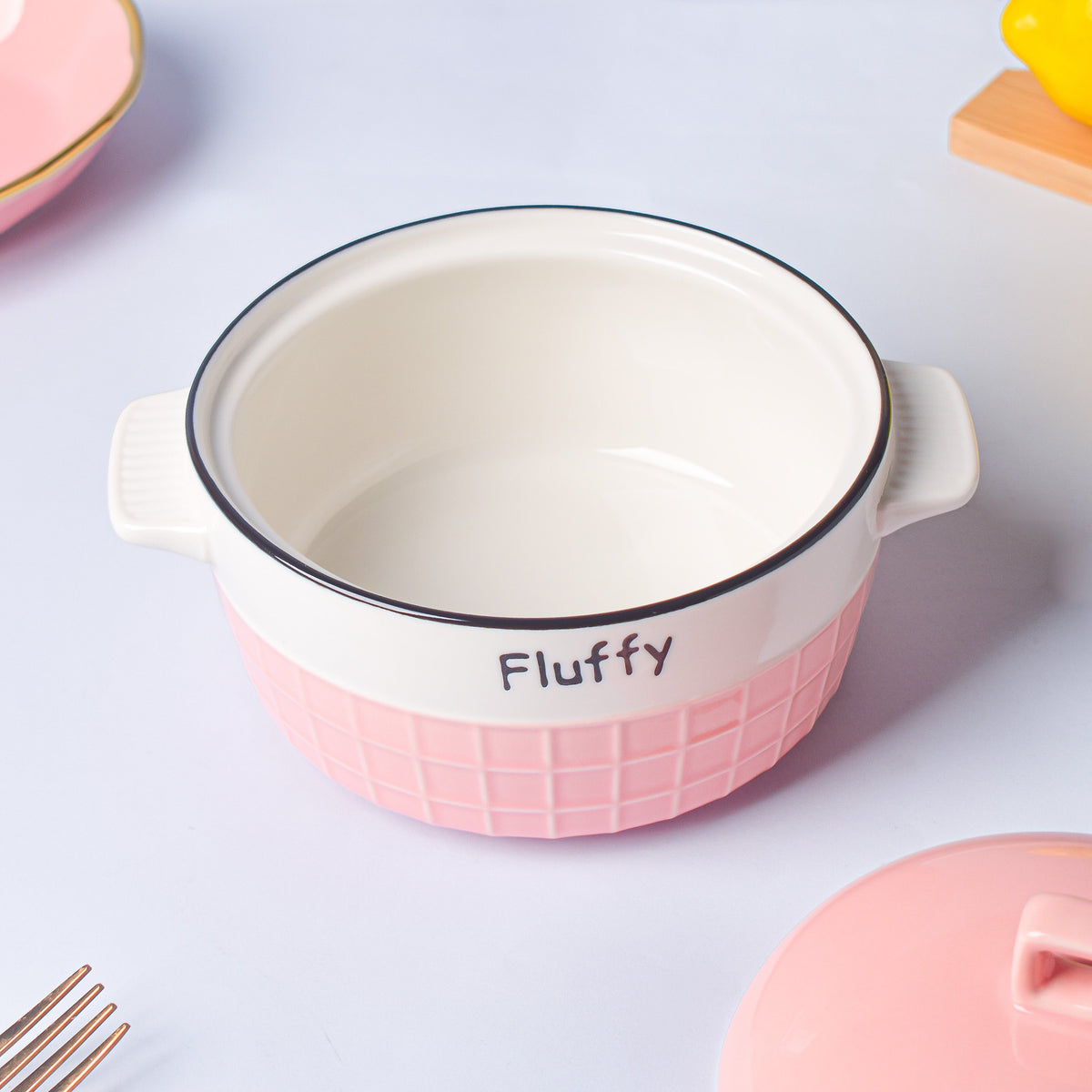 Think Pink Textured Casserole Nestasia