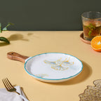 Circular Bbq Floral Plate Large Nestasia