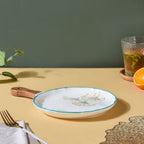 Circular Bbq Floral Plate Large Nestasia
