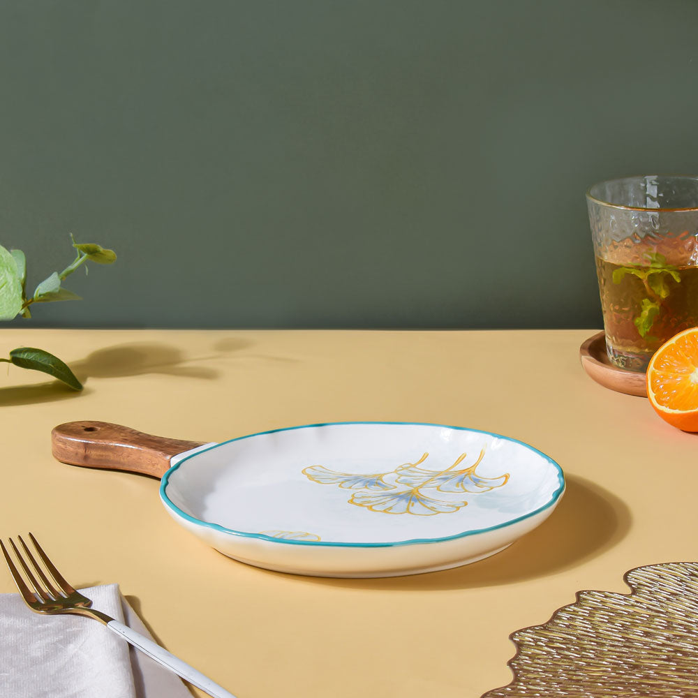 Circular Bbq Floral Plate Large Nestasia