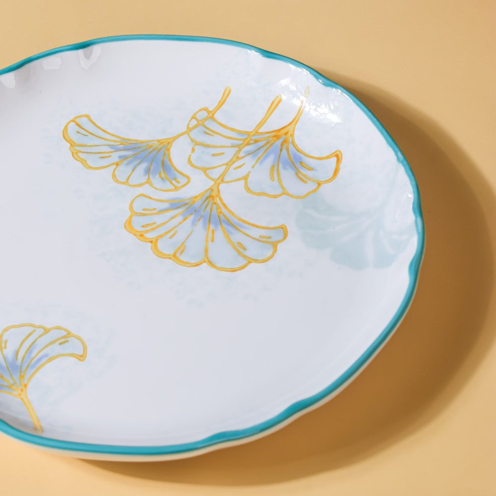 Circular Bbq Floral Plate Large Nestasia