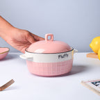 Think Pink Textured Casserole Nestasia