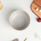 Speckled Glossy Curry Bowl Grey Brown 500 ml Nestasia
