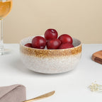 Speckled Glossy Curry Bowl Grey Brown 500 ml Nestasia