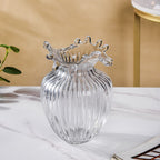 Wave Glass Flower Vase Large 8 Inch Nestasia