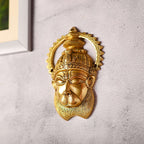 Brass Hanuman Face Wall Hanging (6.6 Inch) Vedansh Craft