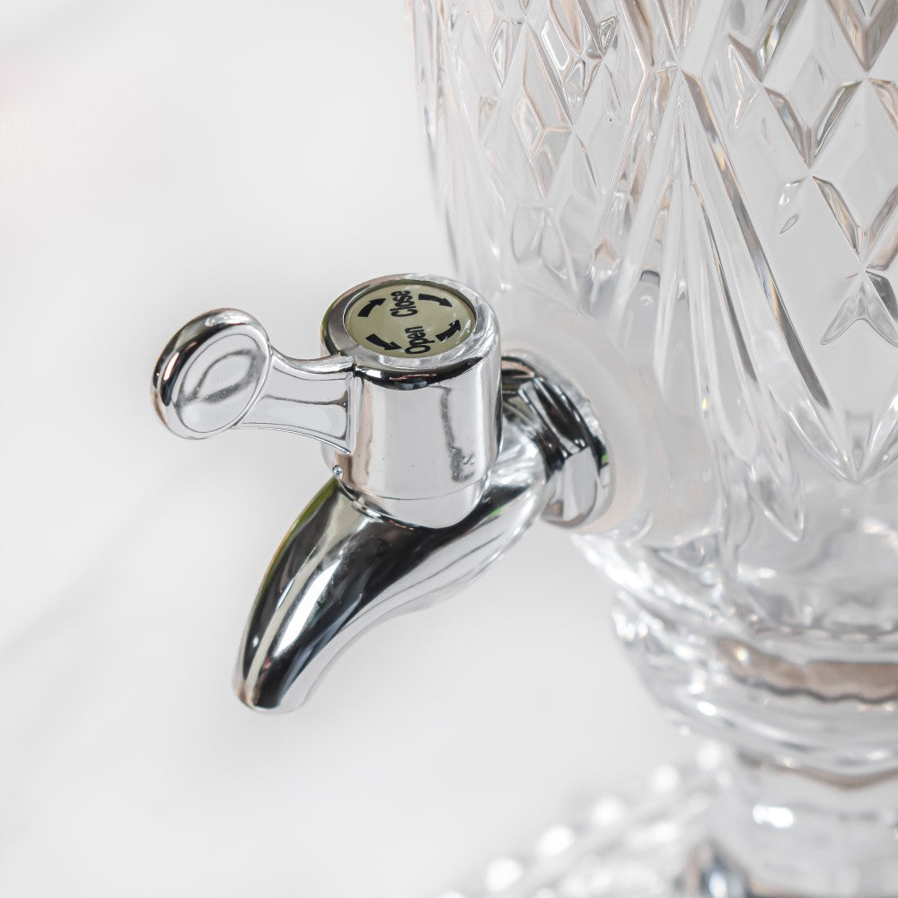 Vintage Textured Glass Water Dispenser Nestasia