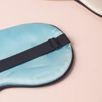 Good Night Sleep Satin Eye Mask Blue Nestasia