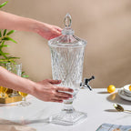 Vintage Textured Glass Water Dispenser Nestasia