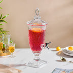 Vintage Textured Glass Water Dispenser Nestasia