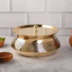 Brass Royal Handi with Lid Vedansh Craft