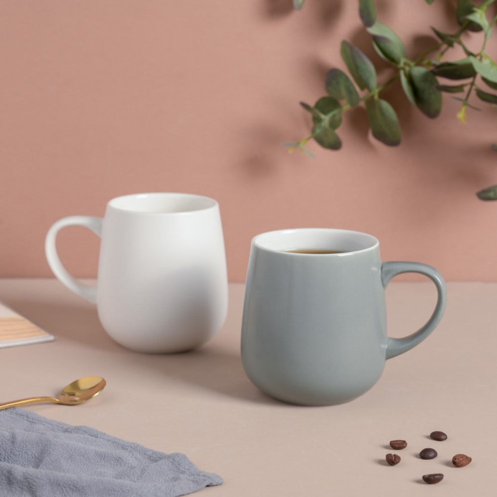 Daisy White Ceramic Cup 250 ml Nestasia