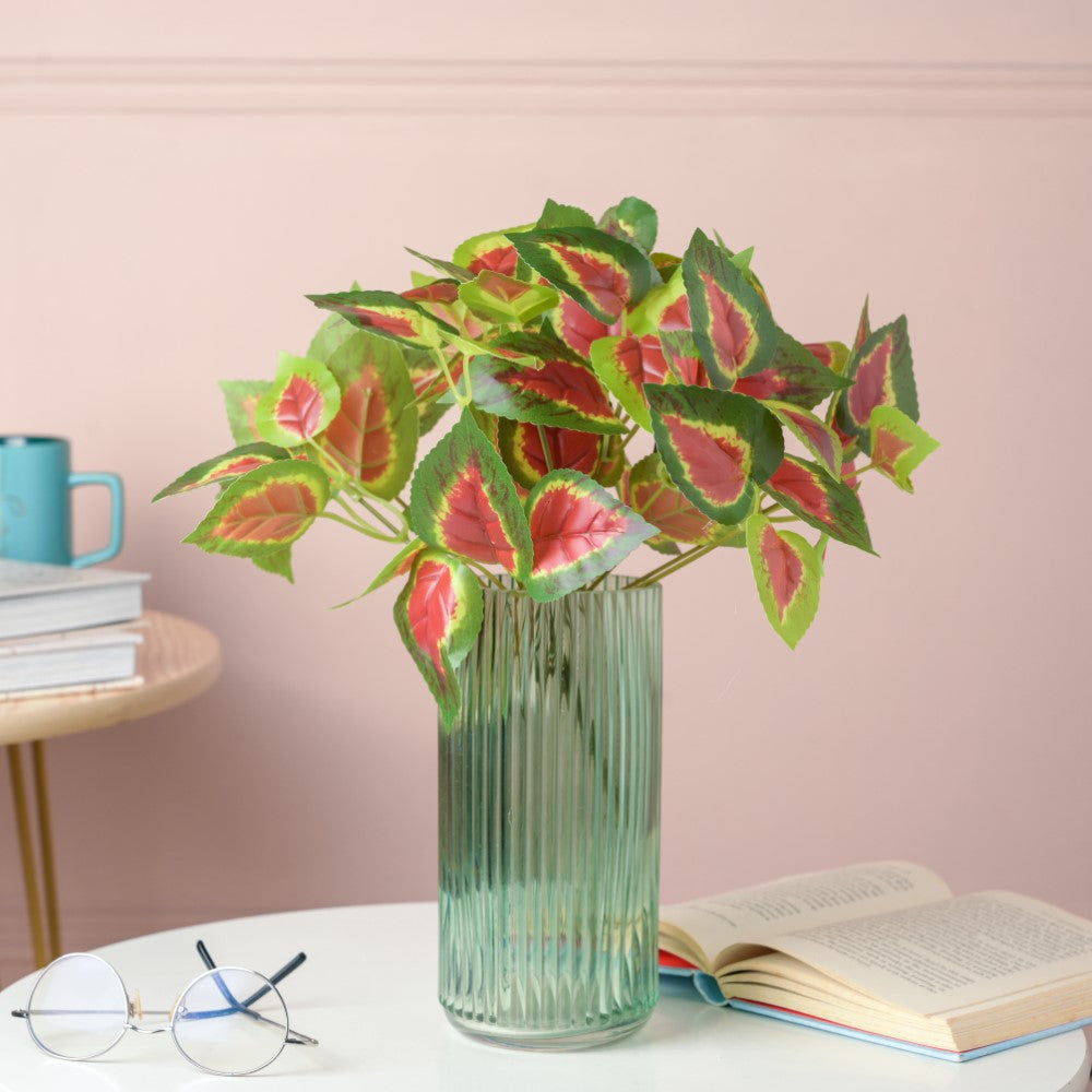 Artificial Decorative Coleus Leaves Set of 2 Nestasia