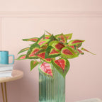 Artificial Decorative Coleus Leaves Set of 2 Nestasia